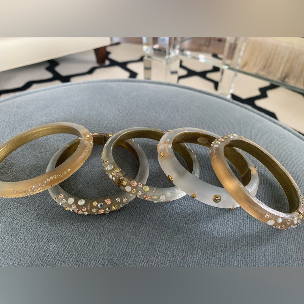 Alexis Bittar Crystal Studded Bracelets